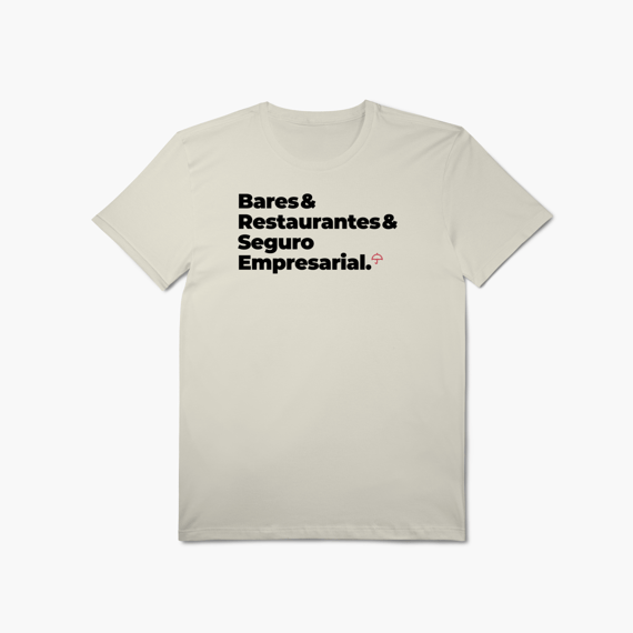 Seguro Empresarial - Bares e Restaurantes (T-Shirt Algodão Pima)