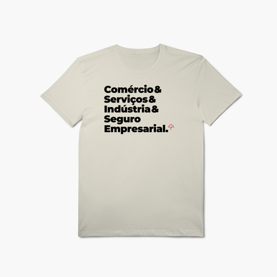 Seguro Empresarial - Comércio, Serviços e Indústrias (T-Shirt Algodão Pima)