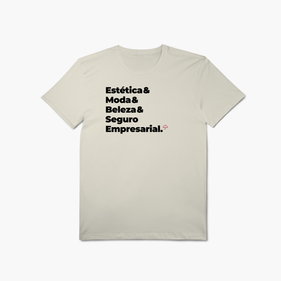 Seguro Empresarial - Estética, Moda e Beleza (T-Shirt Algodão Pima)