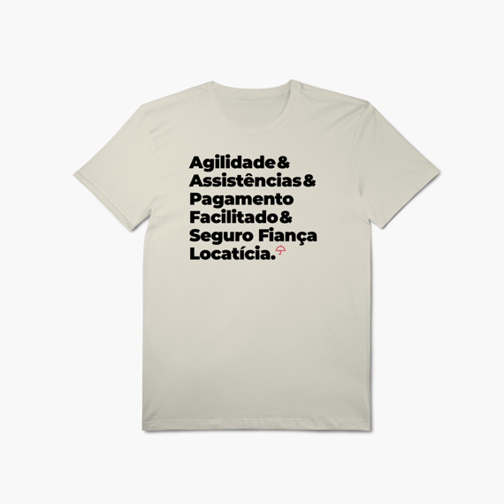 Seguro Fiança Locatícia - Agilidade, Assistência e Pagamento Facilitado (T-Shirt Algodão Pima)