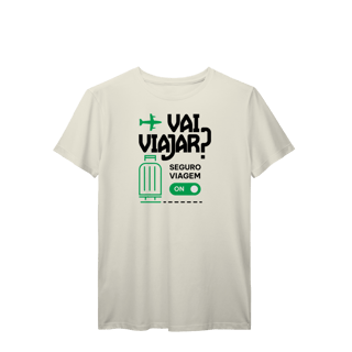 Nome do produto Vai Viajar? Seguro Viagem ON (T-Shirt Prime)