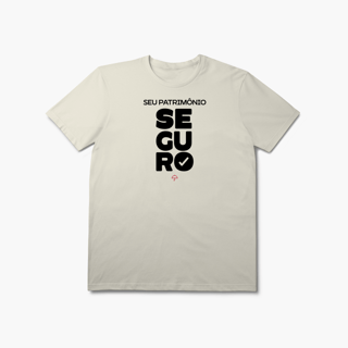Nome do produto Seu Patrimônio Seguro (T-Shirt Prime)