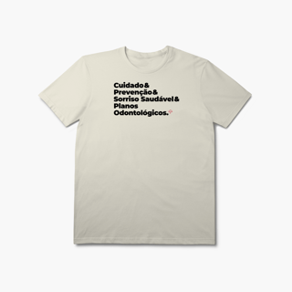 Nome do produto Planos Odontológicos - Cuidado, Prevenção e Sorriso Saudável (T-Shirt Prime)
