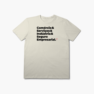 Nome do produto Seguro Empresarial - Comércio, Serviços e Indústrias (T-Shirt Prime)
