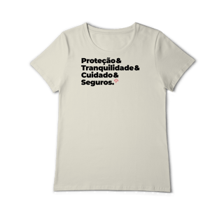 Nome do produto Seguros - Tranquilidade, Cuidado e Proteção (Baby Long Algodão Pima)