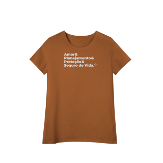 Nome do produto Seguro de Vida - Amor, Planejamento e Proteção (Baby Long Algodão Pima)