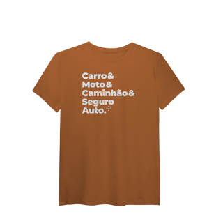 Nome do produto Seguro Auto - Carro, Moto e Caminhão (T-Shirt Algodão Pima)