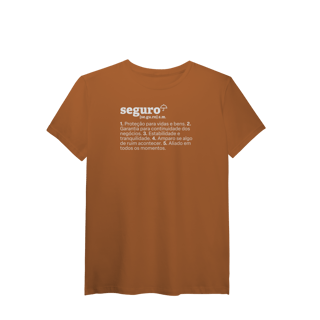 Nome do produto Seguro - Explicando o Segurês (T-Shirt Algodão Pima)