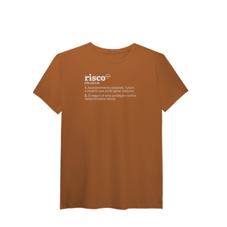 Nome do produto Risco - Explicando o Segurês (T-Shirt Algodão Pima)