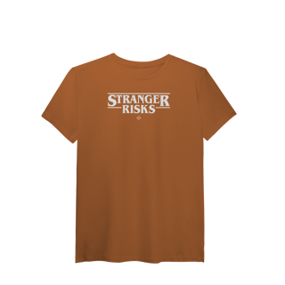 Nome do produto Stranger Risks (T-Shirt Algodão Pima)