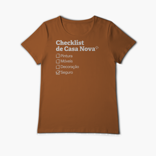 Nome do produto Checklist de Casa Nova com Seguro Residencial (Baby Long Algodão Pima)