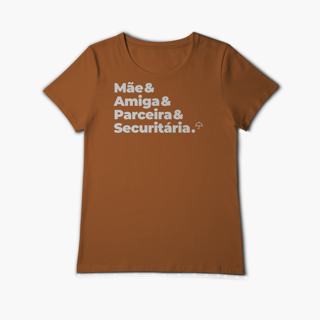 Nome do produto Securitária - Mãe, Amiga e Parceira (Baby Long Algodão Pima)