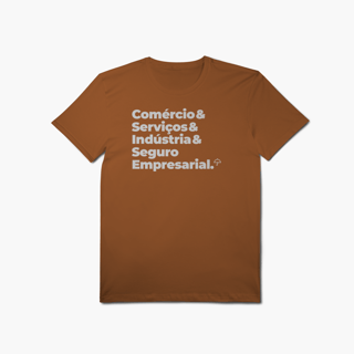 Nome do produto Seguro Empresarial - Comércio, Serviços e Indústrias (T-Shirt Algodão Pima)