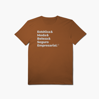 Nome do produto Seguro Empresarial - Estética, Moda e Beleza (T-Shirt Algodão Pima)