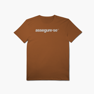 Nome do produto Assegure-se (T-Shirt Algodão Pima)