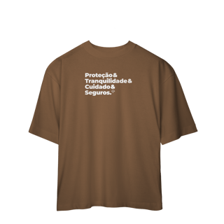 Nome do produto Seguros - Tranquilidade, Cuidado e Proteção (Oversized)