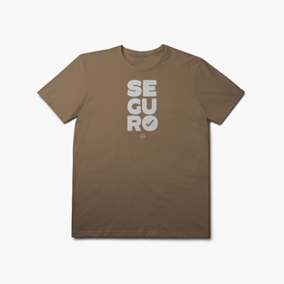 Nome do produto Seguro - Mais Seguro (T-Shirt Prime)
