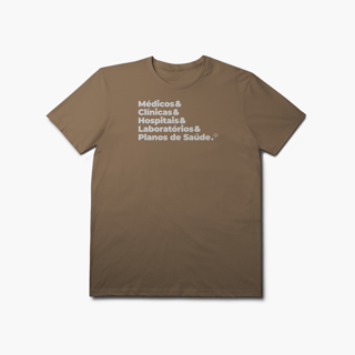 Nome do produto Planos de Saúde - Médicos, Hospitais e Laboratórios (T-Shirt Prime)