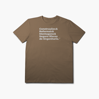 Nome do produto Seguro Riscos de Engenharia - Construções, Reformas e Montagens (T-Shirt Prime)