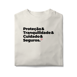 Nome do produto Seguros - Tranquilidade, Cuidado e Proteção (Oversized)