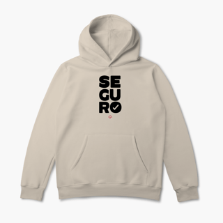 Nome do produto Seguro - Mais Seguro (Moletom Canguru)