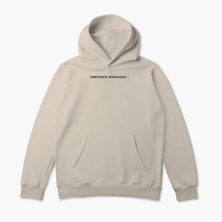 Nome do produto Embedded Insurance - Minimalista (Moletom Canguru)