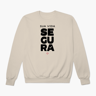 Nome do produto Sua Vida Segura (Moletom Prime)