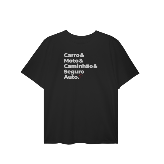 Seguro Auto - Carro, Moto e Caminhão (T-Shirt Plus Size)