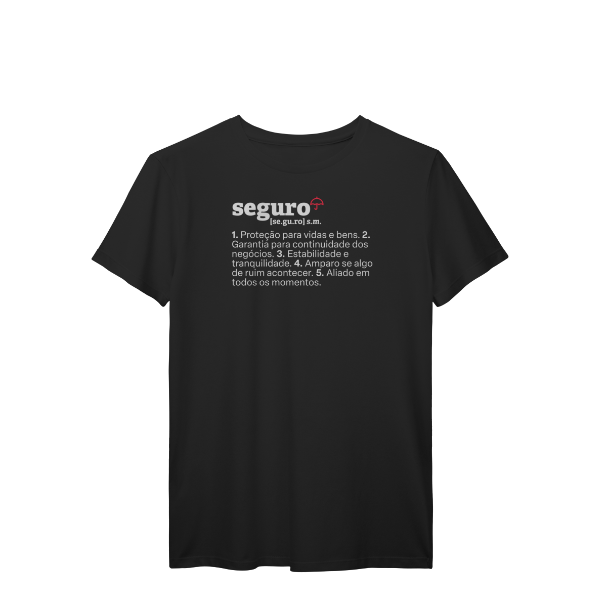 Nome do produto: Seguro - Explicando o Segurês (T-Shirt Prime)
