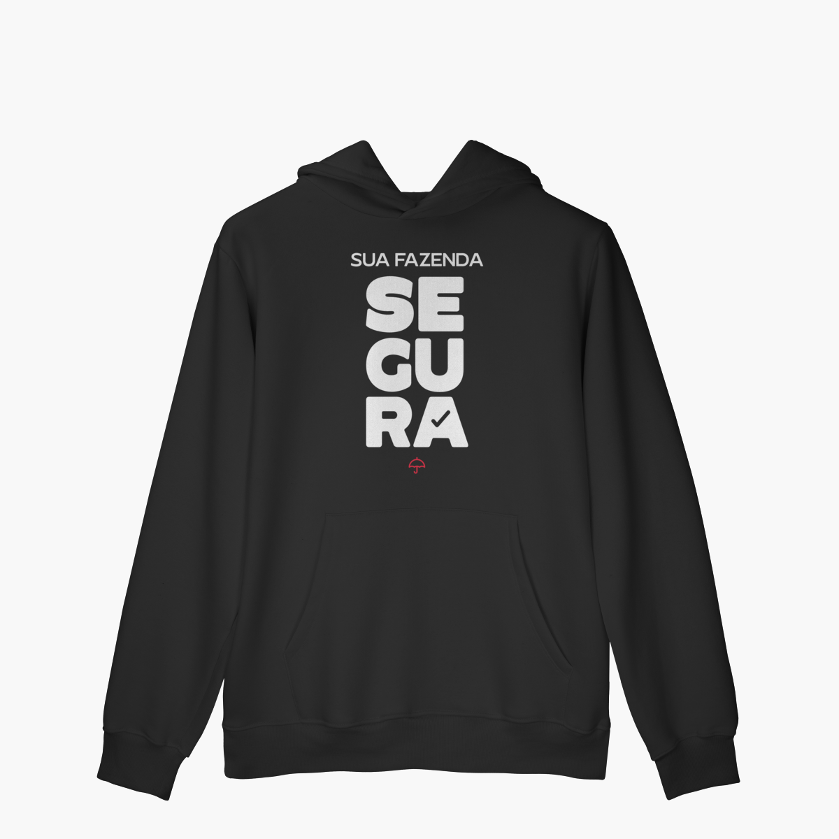 Nome do produto: Sua Fazenda Segura (Moletom Canguru)