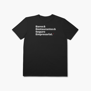 Nome do produto Seguro Empresarial - Bares e Restaurantes (T-Shirt Prime)