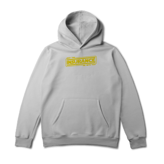 Nome do produto May The Insurance Be With You (Moletom Prime Canguru)