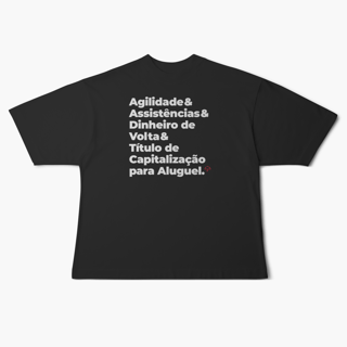 Nome do produto Título de Capitalização para Aluguel - Agilidade, Assistência e Dinheiro de Volta (Oversized)