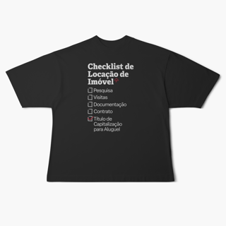 Nome do produto Checklist de Locação de Imóvel com Título de Capitalização para Aluguel (Oversized)