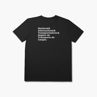 Nome do produto Seguro de Transporte de Carga - Nacional, Internacional e Transportadores (T-Shirt Prime)