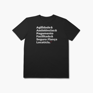 Nome do produto Seguro Fiança Locatícia - Agilidade, Assistência e Pagamento Facilitado (T-Shirt Prime)