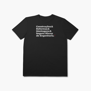 Nome do produto Seguro Riscos de Engenharia - Construções, Reformas e Montagens (T-Shirt Prime)