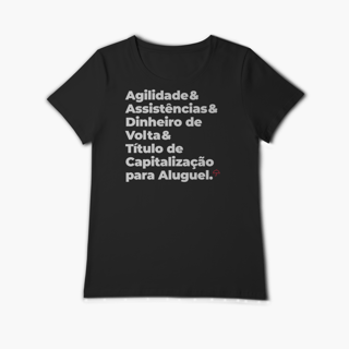 Nome do produto Título de Capitalização para Aluguel - Agilidade, Assistência e Dinheiro de Volta (Baby Long Algodão Pima)