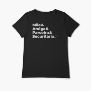 Nome do produto Securitária - Mãe, Amiga e Parceira (Baby Long Algodão Pima)