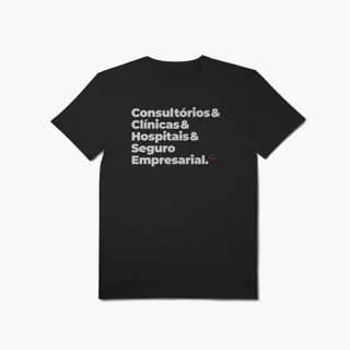 Nome do produto Seguro Empresarial - Consultórios, Clínicas e Hospitais (T-Shirt Algodão Pima)