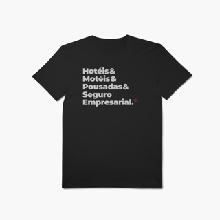 Nome do produto Seguro Empresarial - Hotéis, Motéis e Pousadas (T-Shirt Algodão Pima)