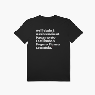 Nome do produto Seguro Fiança Locatícia - Agilidade, Assistência e Pagamento Facilitado (T-Shirt Algodão Pima)