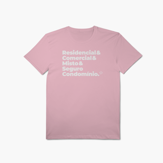 Nome do produto Seguro Condomínio - Residencial, Comercial e Misto (T-Shirt Algodão Pima)