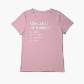 Nome do produto Checklist de Viagem com Seguro Viagem (Baby Long Algodão Pima)