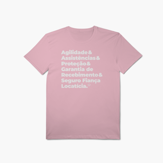 Nome do produto Seguro Fiança Locatícia - Agilidade, Assistência, Proteção e Garantia de Recebimento (T-Shirt Algodão Pima)