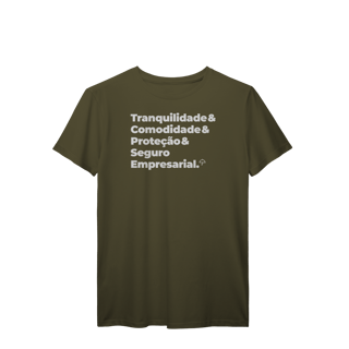 Nome do produto Seguro Empresarial - Tranquilidade, Comodidade e Proteção (T-Shirt Prime)