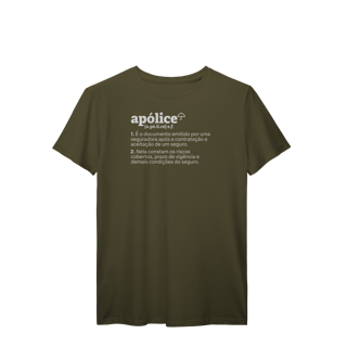 Nome do produto Apólice - Explicando o Segurês (T-Shirt Prime)
