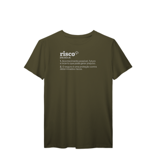 Nome do produto Risco - Explicando o Segurês (T-Shirt Prime)