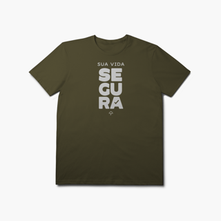 Nome do produto Sua Vida Segura (T-Shirt Prime)