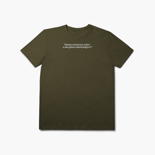 Nome do produto Vamos conversar sobre o seu Plano de Odontológico? (T-Shirt Prime)